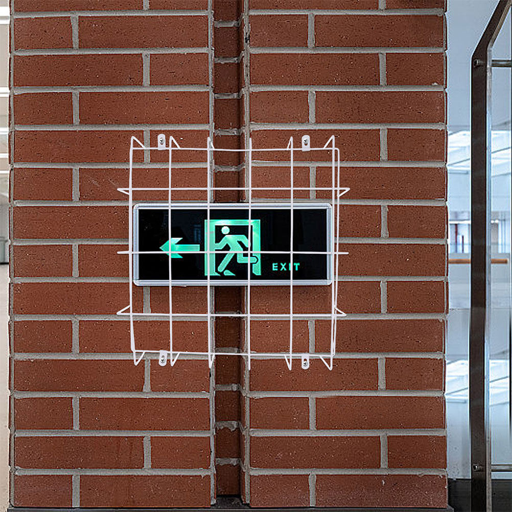قطعتان من غطاء حماية من الحديد - مراجعة Emergency Exit Sign وسعره