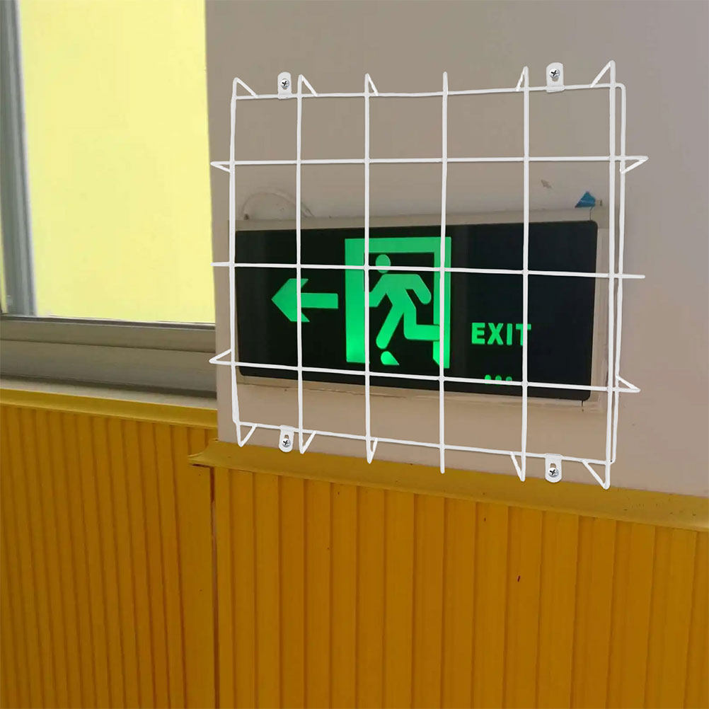 قطعتان من غطاء حماية من الحديد - مراجعة Emergency Exit Sign وسعره
