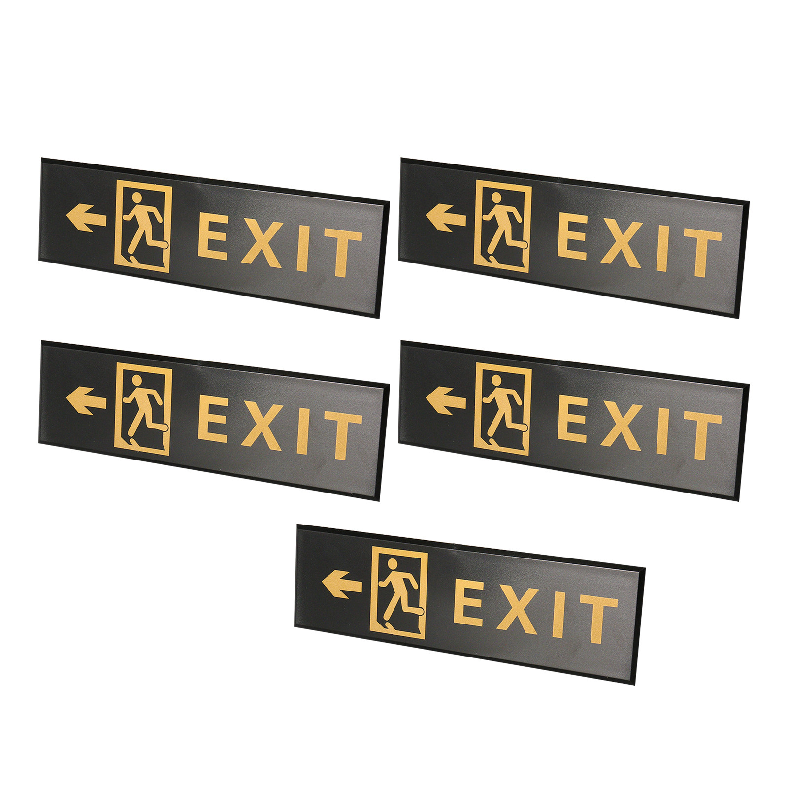 5 قطع من لافتات الخروج ذاتية ا - مراجعة Emergency Exit Sign وسعره