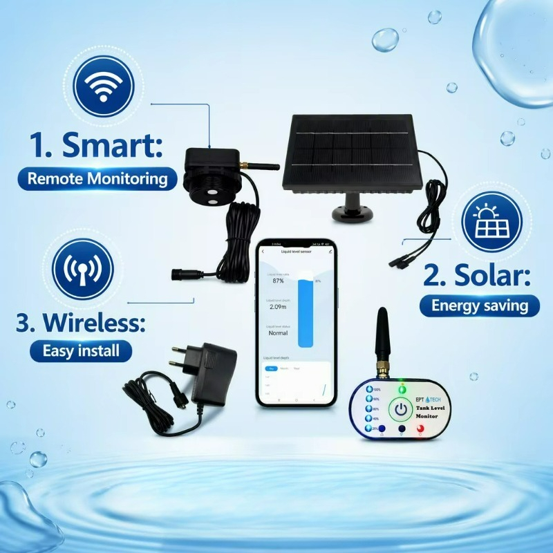 TLC2502P-S جهاز إرسال مستوى با - مراجعة Water Alarm Sensor وسعره