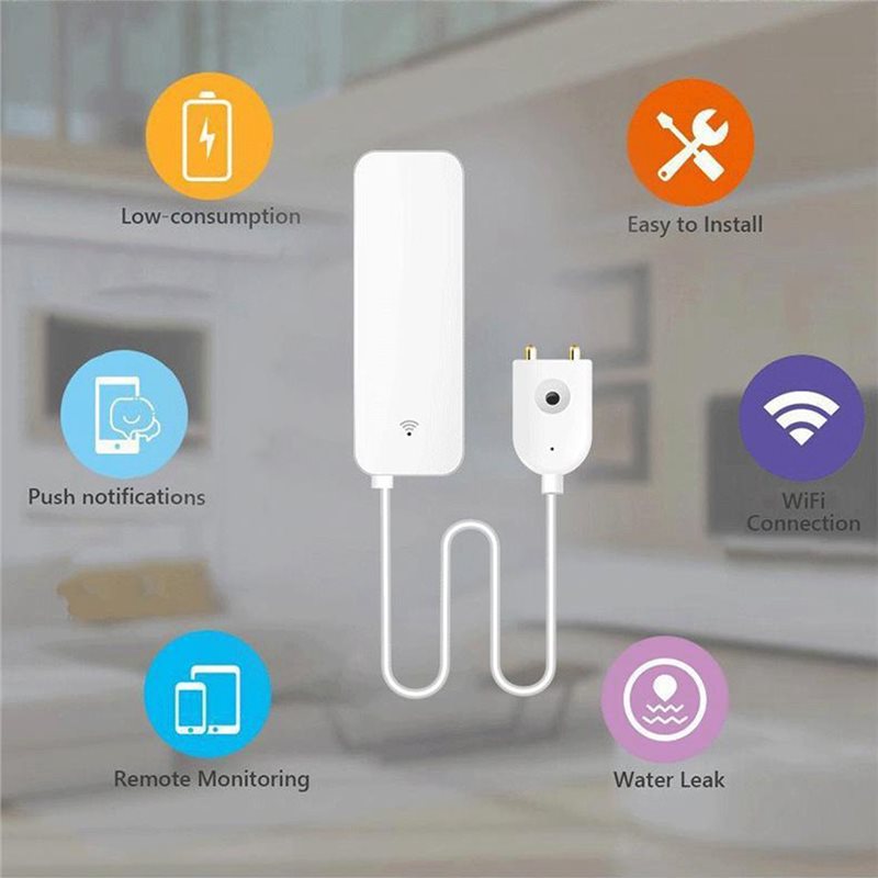 جهاز إنذار تسرب المياه SYW-Tuy - مراجعة Water Alarm Sensor وسعره