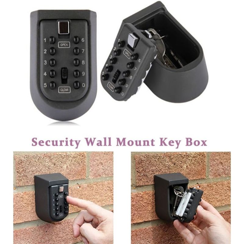 صندوق أمان مثبت على الحائط بال - مراجعة Lockbox Key Secure وسعره