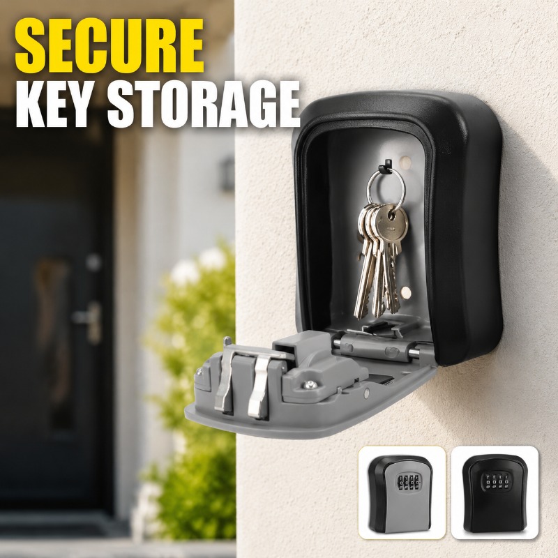 صندوق مفاتيح مثبت على الحائط م - مراجعة Lockbox Key Secure وسعره